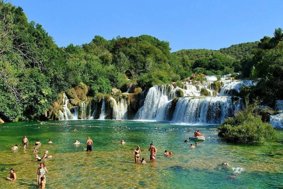 Krka nemzeti park vízesései