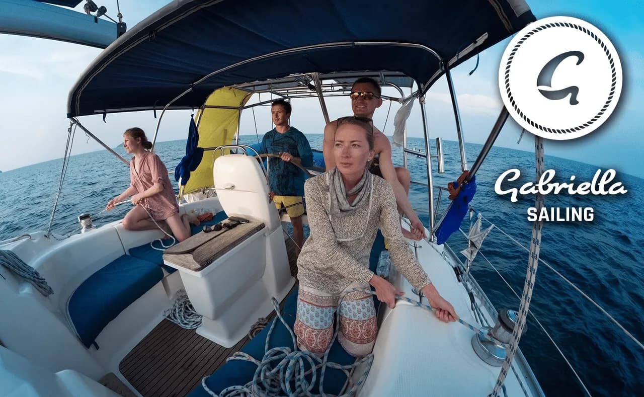 Pihenő a bimini alatt két manőver között